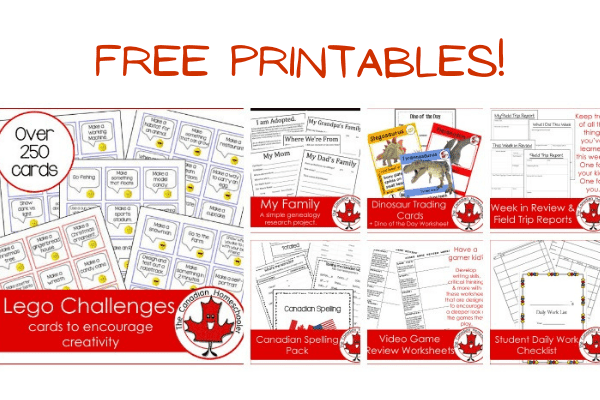 printables-the-canadian-homeschooler-resources-shop for Free Printable Canada Worksheets Pdf Printables - The Canadian Homeschooler Resources Shop for Free Printable Canada Worksheets Pdf