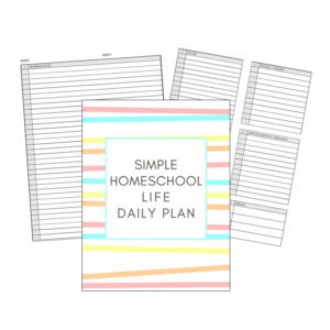 Simple Homeschool Life Planner
